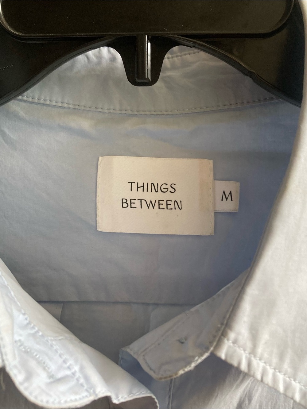 Embroidered oversized button down - Picture 5 of 6